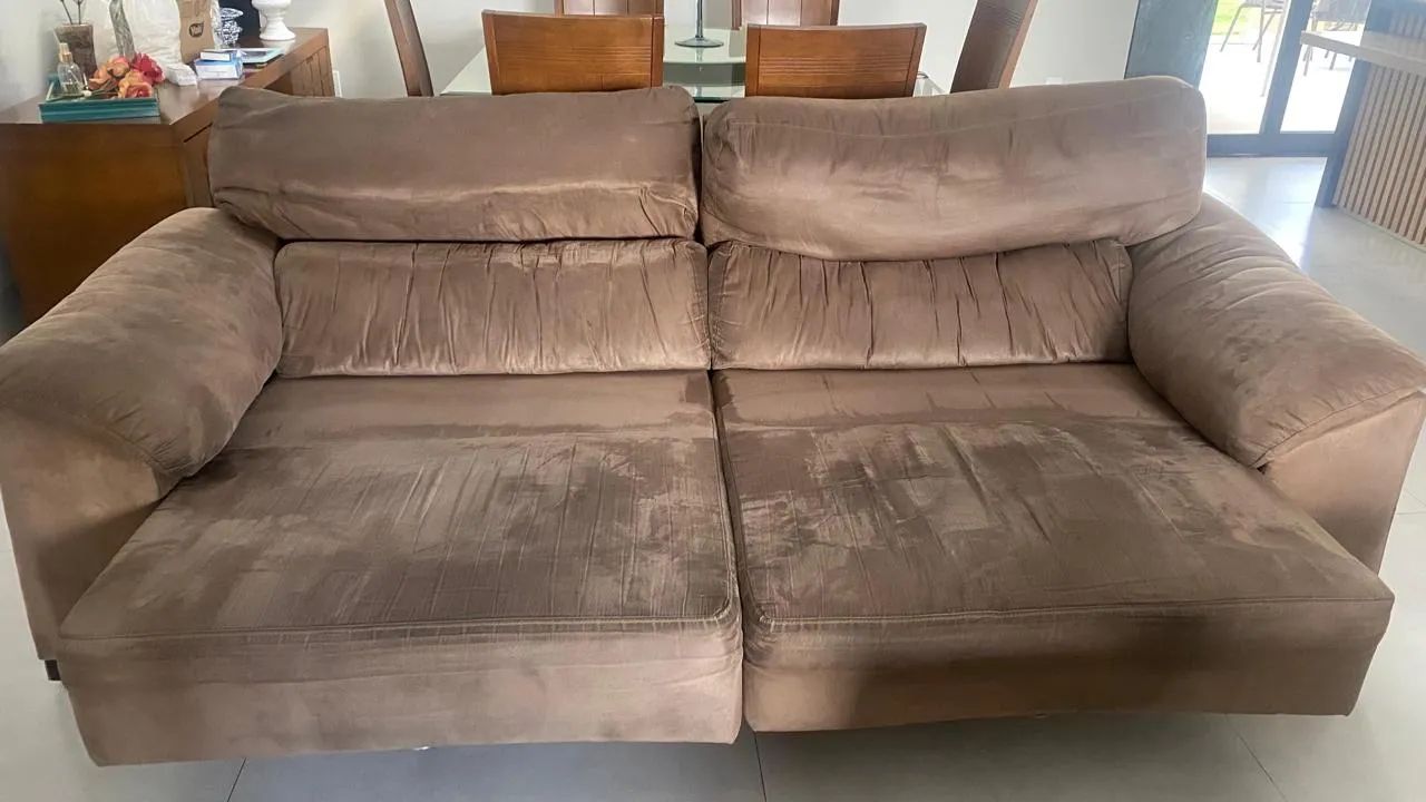 Sofá 4 lugares reclinável e retrátil  - Foto 5