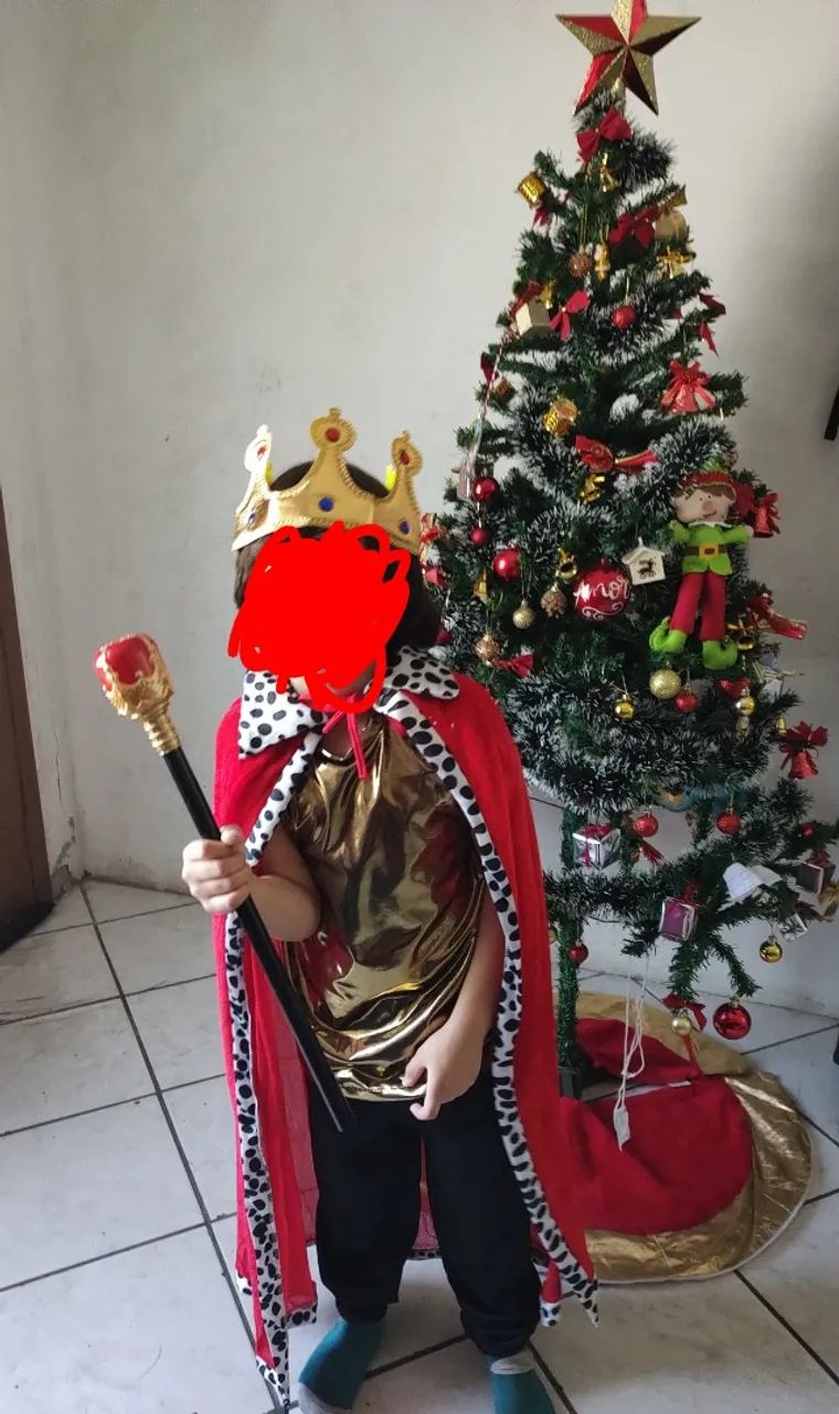 Fantasia Rei infantil 