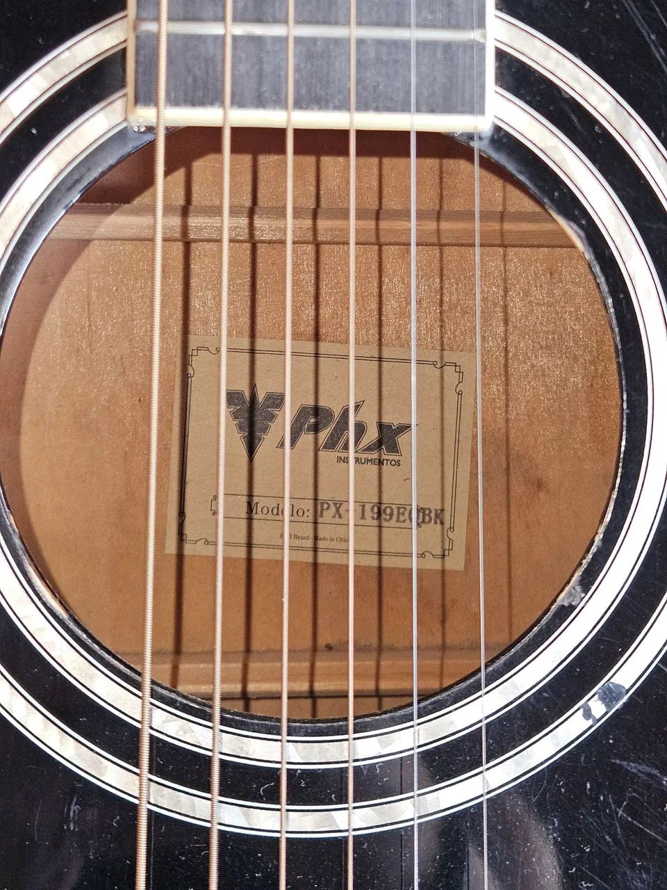 violão PHX PX-199EQBK eletroacústico  - Foto 2