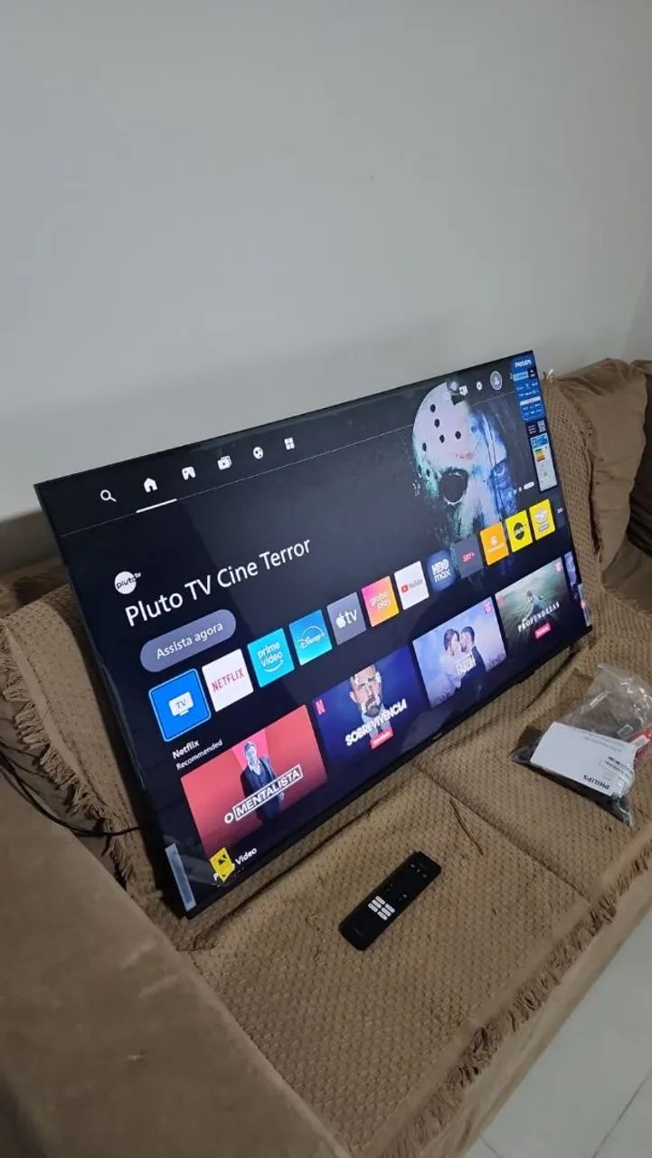 Tv 50 Philips smart no plástico nova 