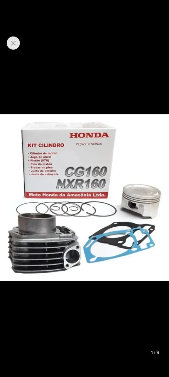 Kit cilindro motor 399 reais, Cg Fan / Bros 160, 2016 a 2024 original Honda. - Foto 4