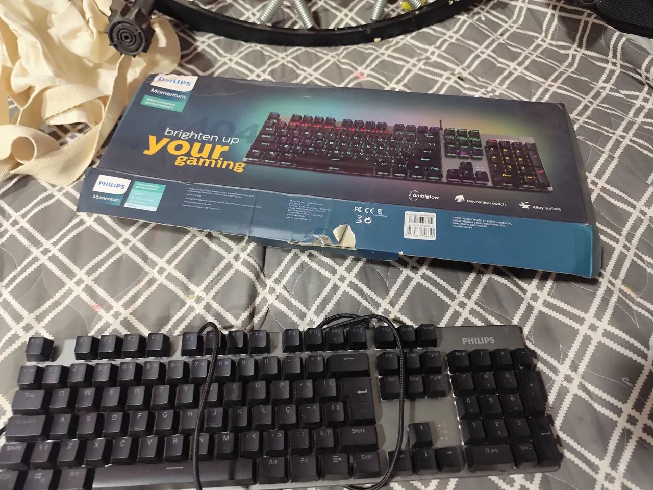 teclado mecânico philips spk8404. - Foto 2
