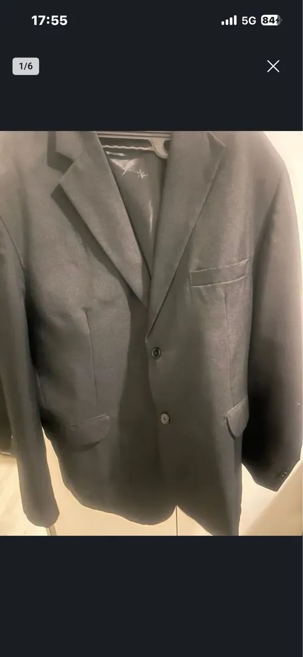 Terno Lindíssimo Forrado Masculino Preto  - Foto 3