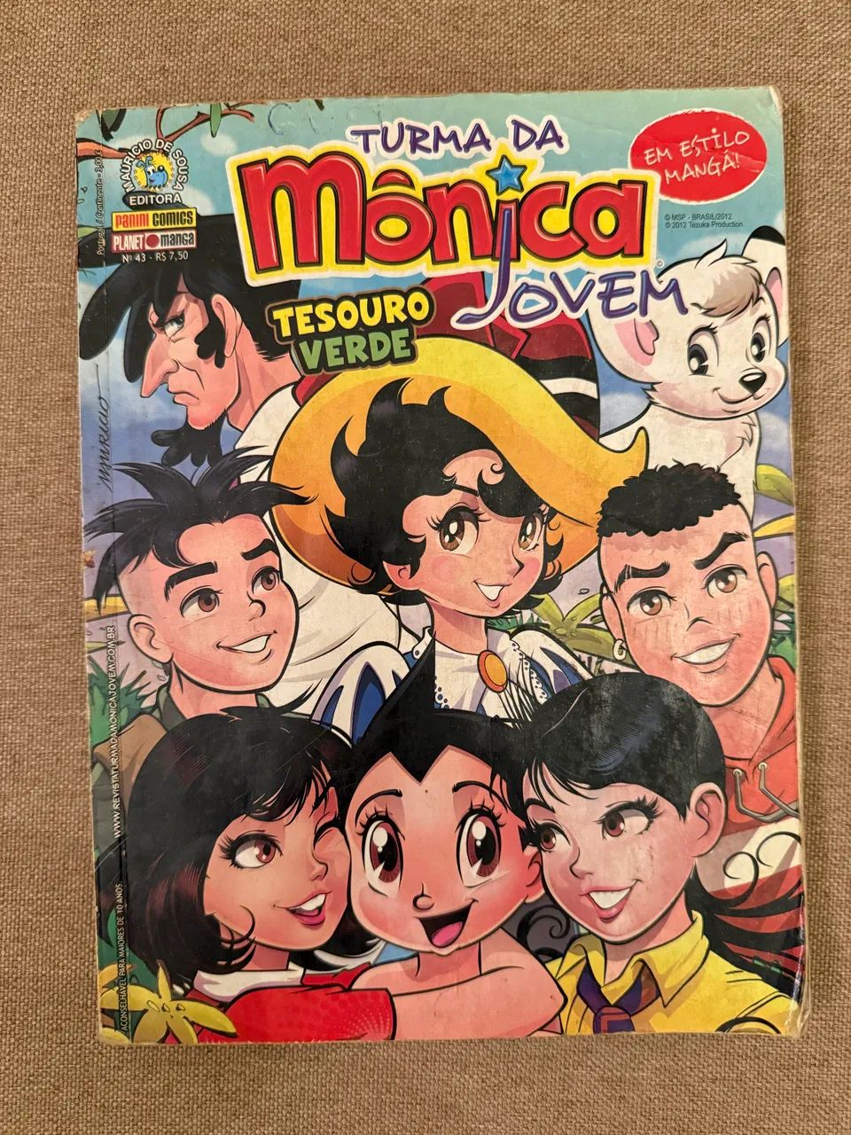 gibi/manga turma da monica jovem volume 43