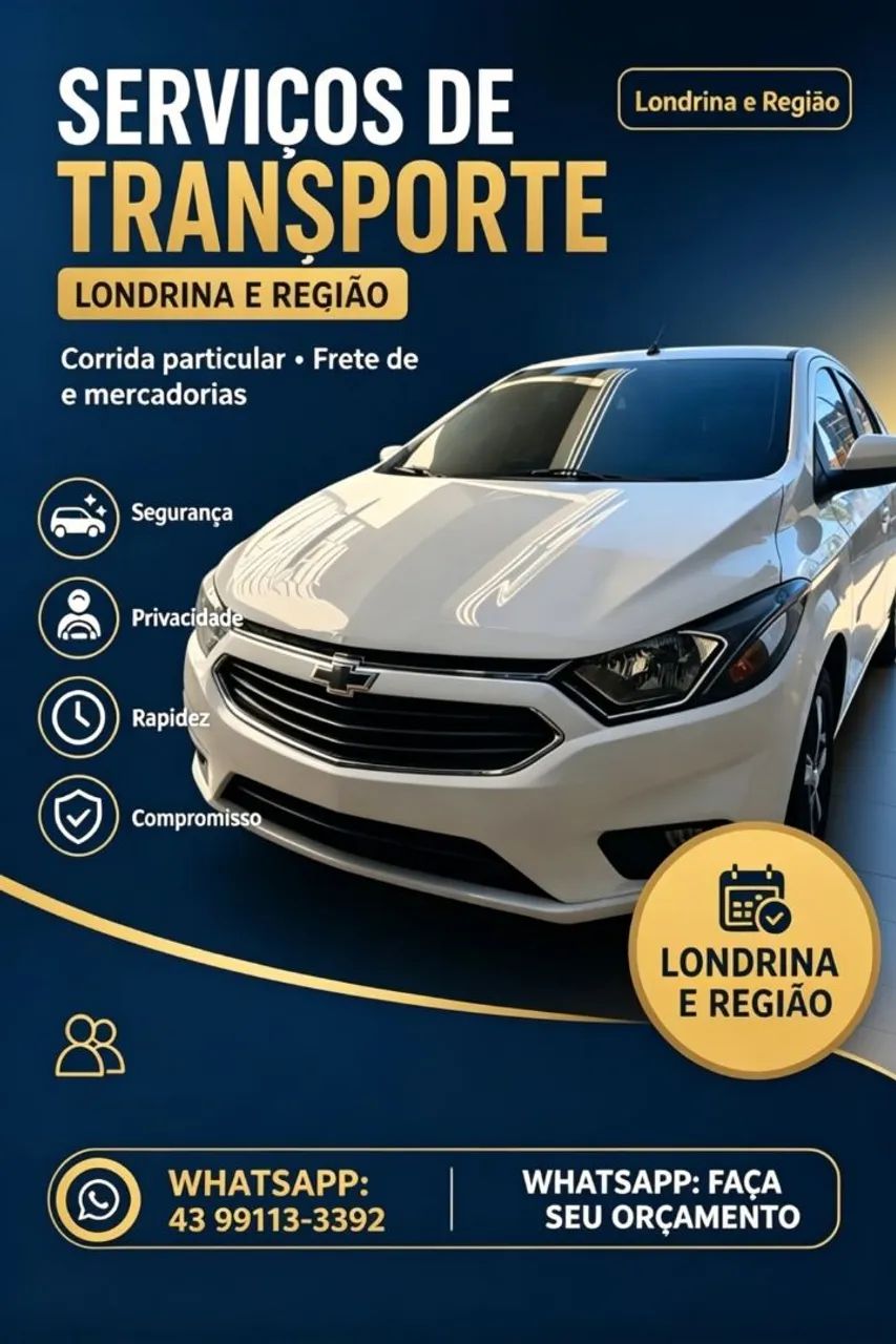 3. ? Serviço de Frete e Viagens Particulares - Preço Justo