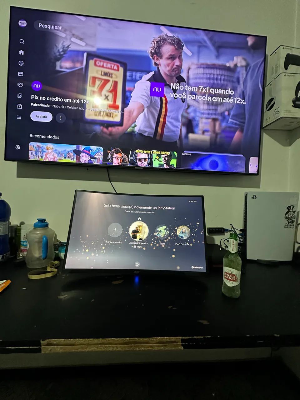 Monitor Acer 180 hz curvo 27pl