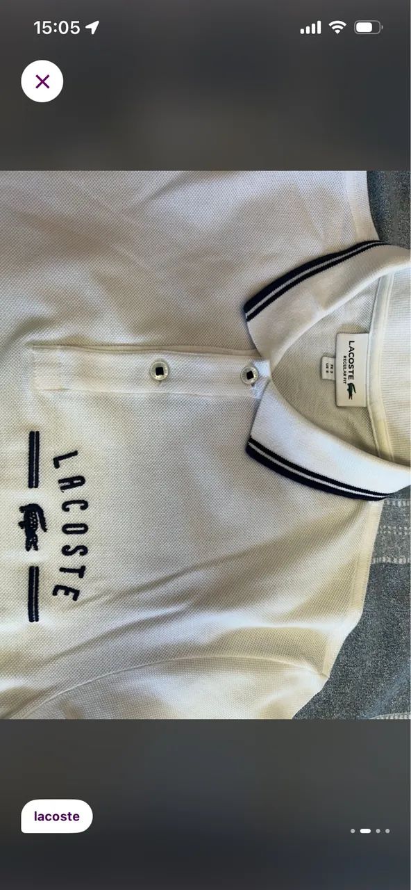 Camiseta polo Lacoste original - Foto 2