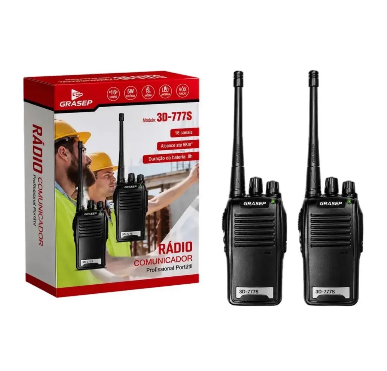 Kit com 2 rádios comunicador - Foto 2