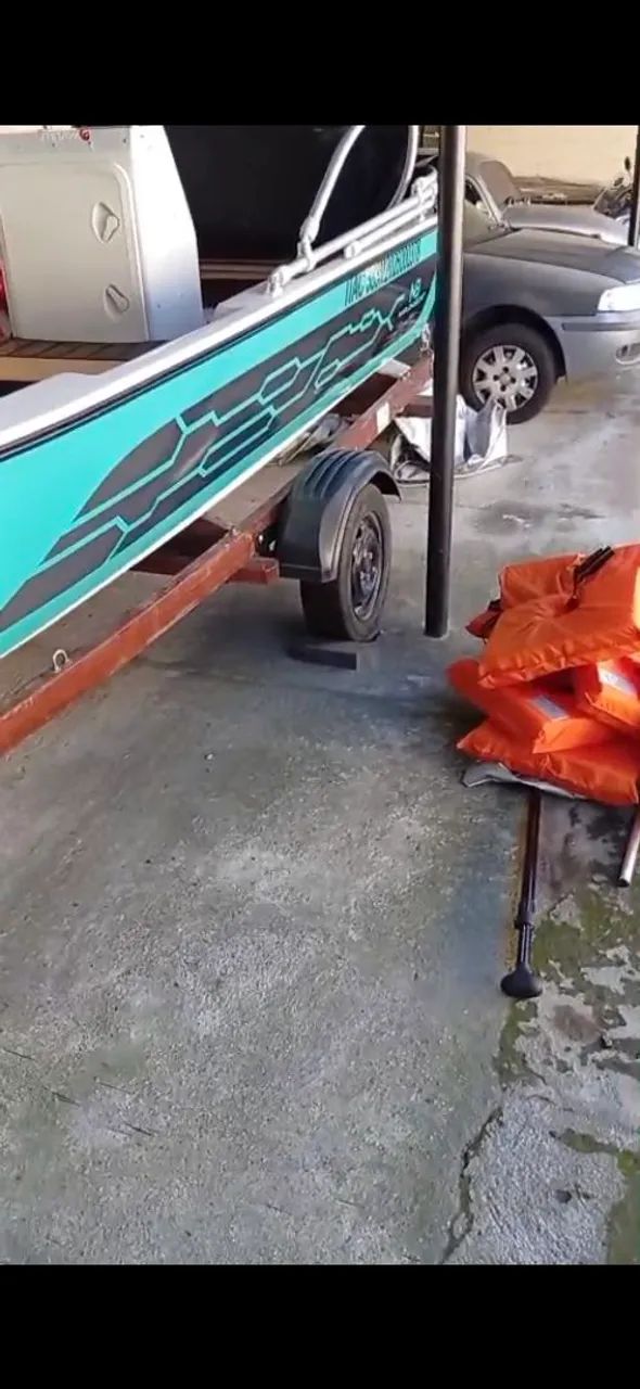Vendo lancha nova 40hp - Foto 5