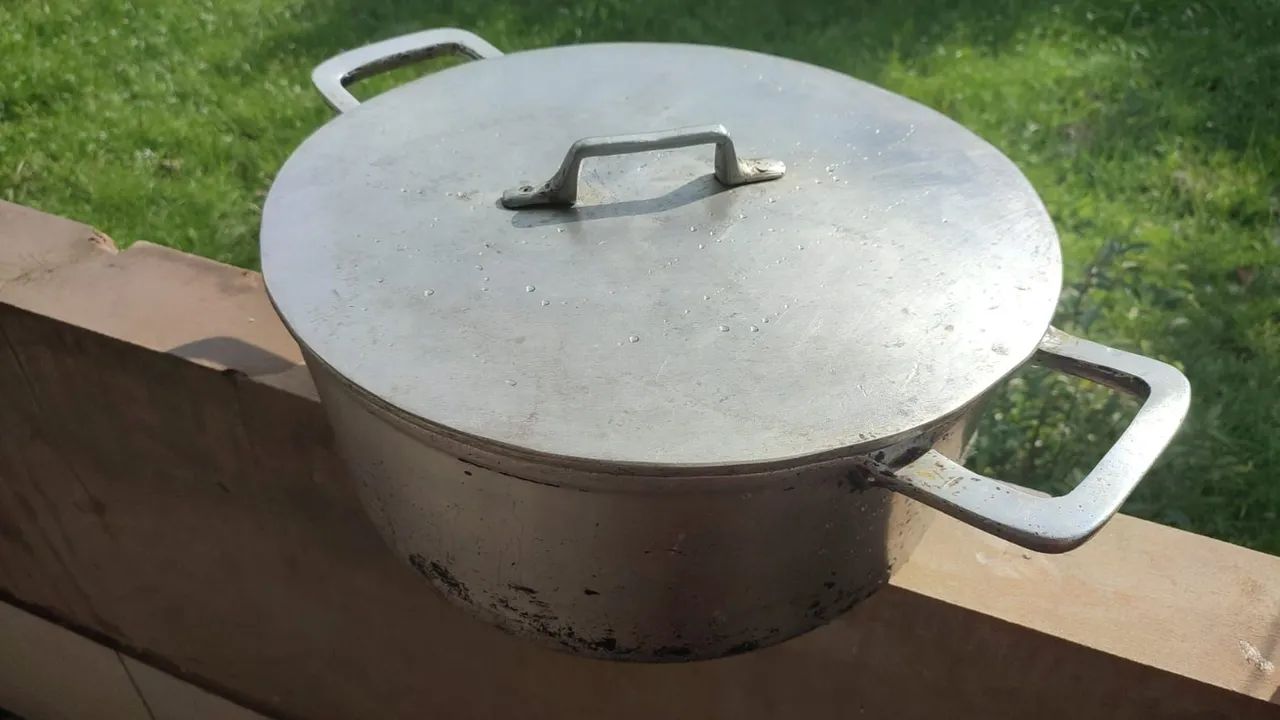 Panela industrial de alumínio fundido 