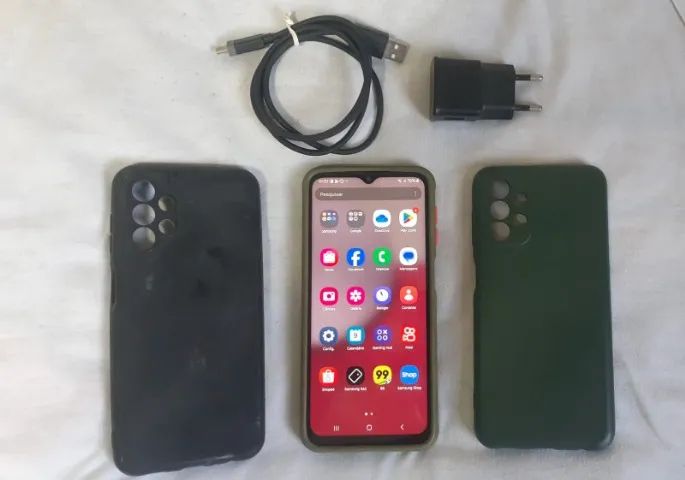 Samsung Galaxy A13 branco 128GB 50 megapixel , pelicula, e capas - Foto 5