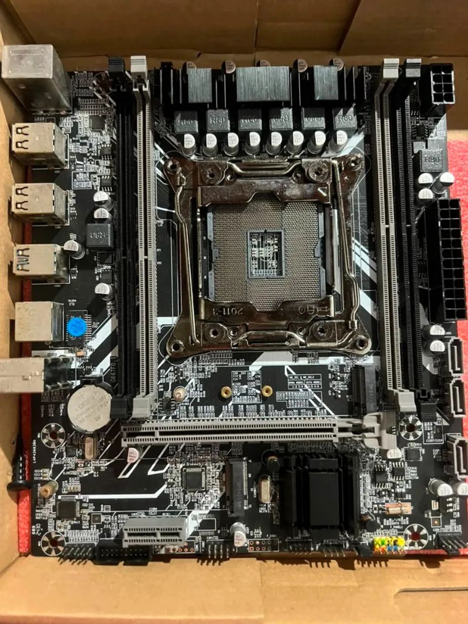 Placa Mãe x99 COM DEFEITO  - Foto 2