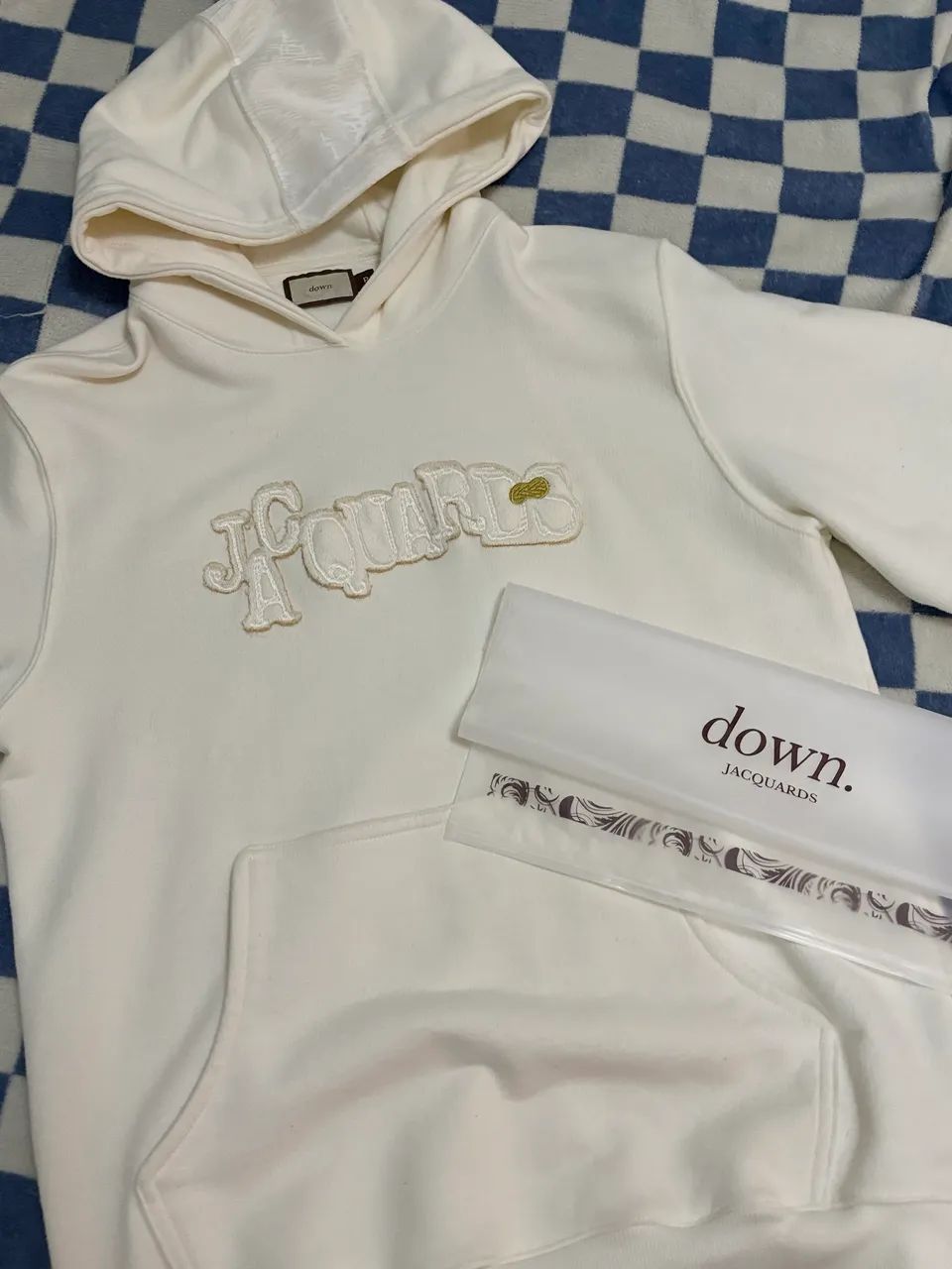 Moletom Down Jacquards Off White | Tam P | Estado de Novo - Foto 2