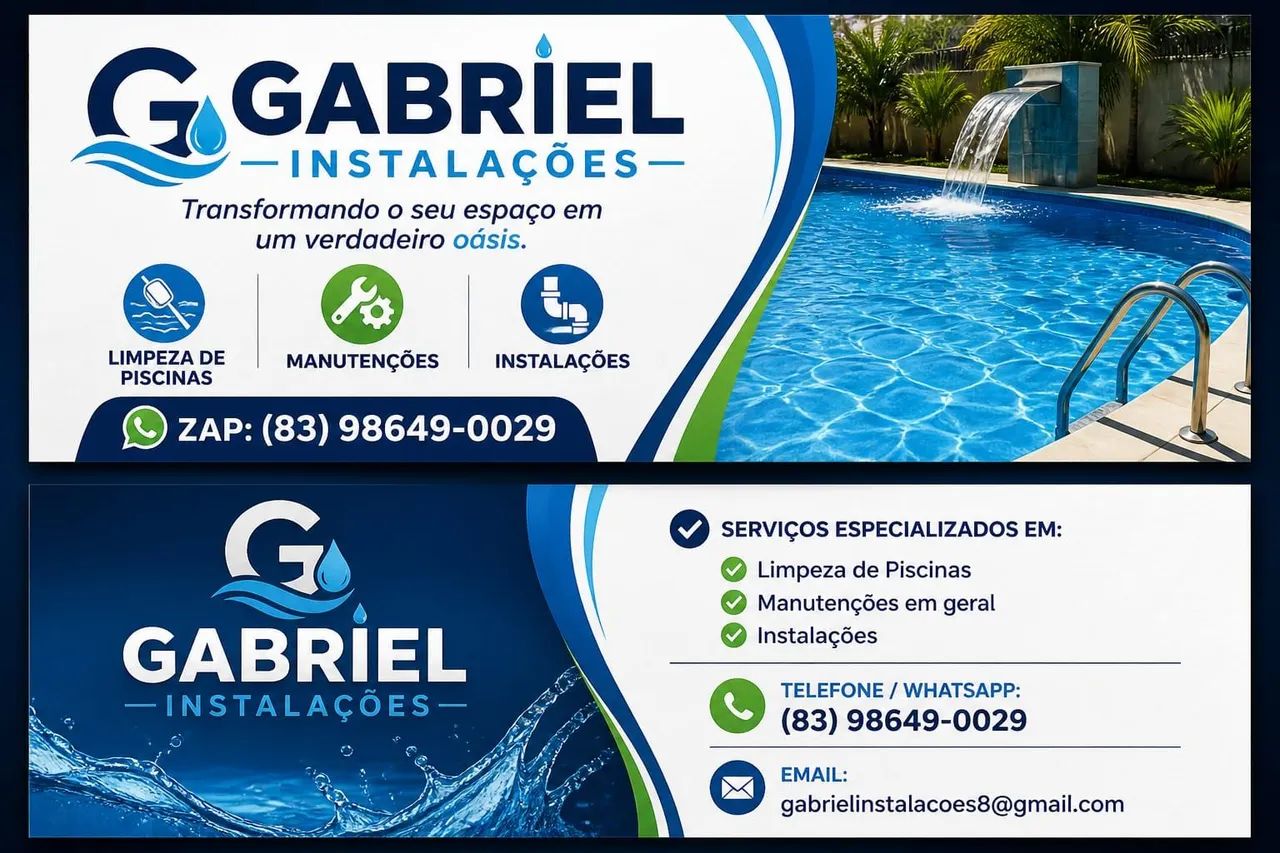 Instalações e manutenção de Piscinas 