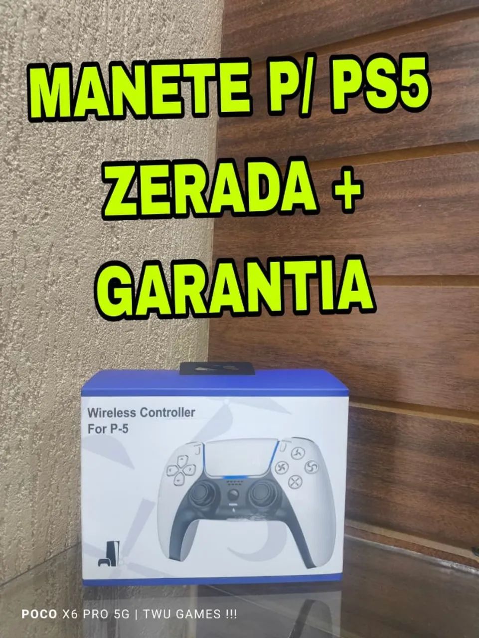 Manete PS5 zerada + garantia 
