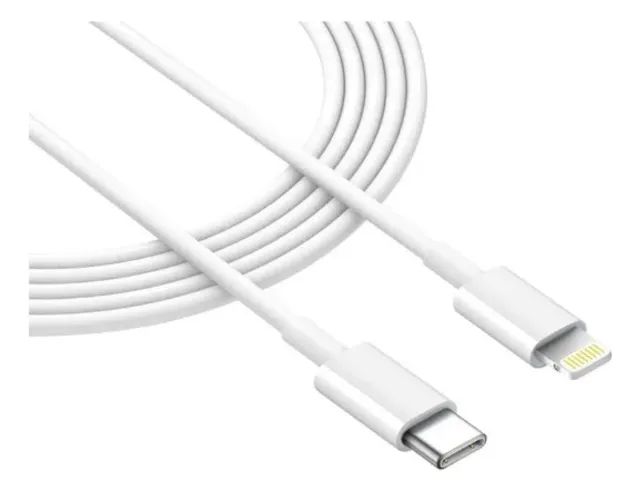 Cabo De Carregamento Iphone Original Apple Usb-c Lightning Branco - Foto 3