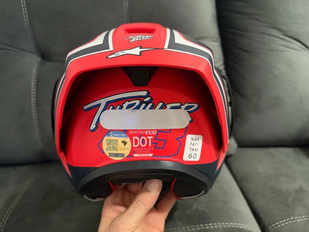 CAPACETE ALPINESTARS SR10 MILLER - Foto 5