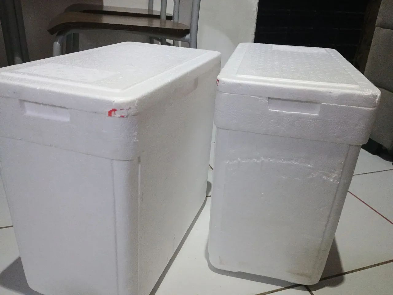 2 Caixas de isopor de 36L