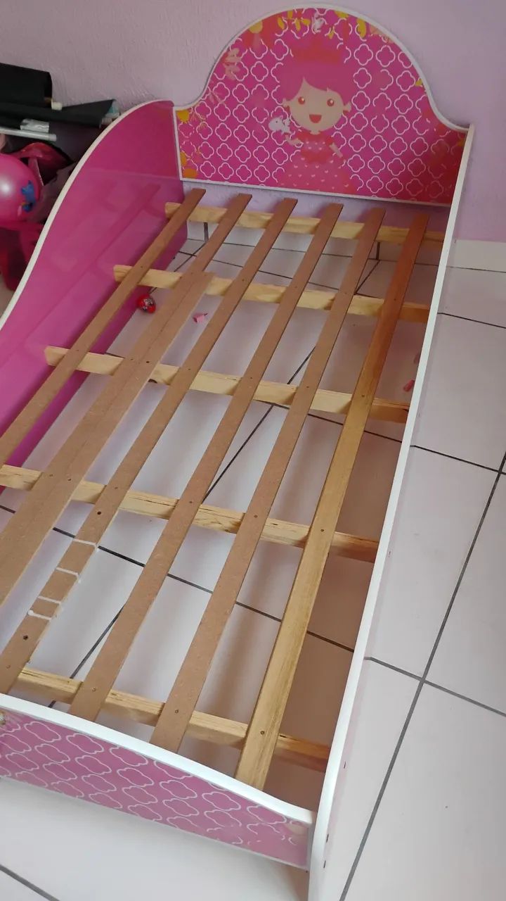 Cama infantil com colchão  - Foto 4
