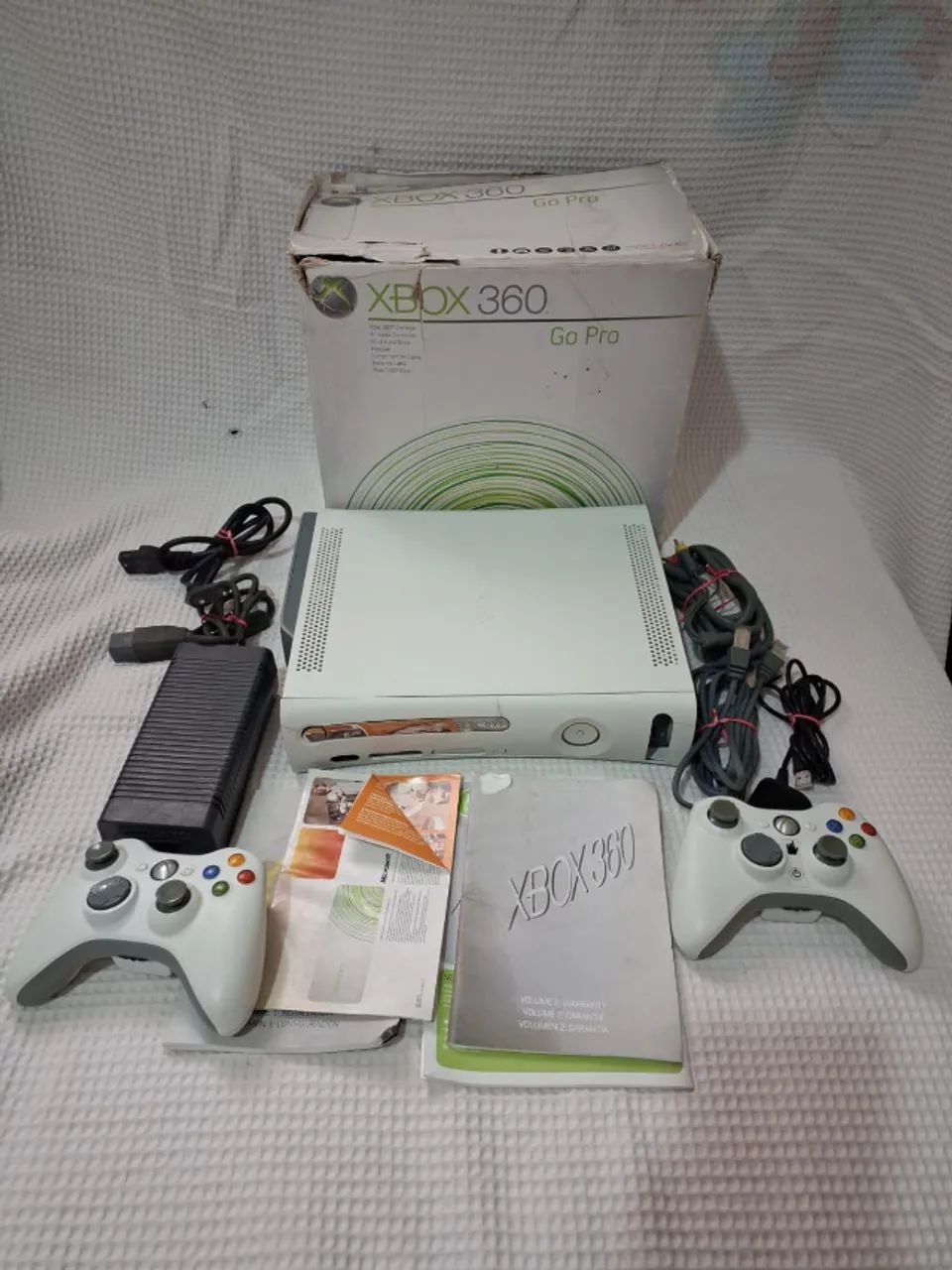 xbox 360 arcade na caixa completo com hd bloqueado