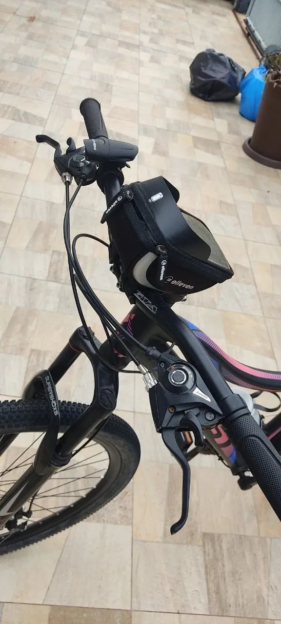 Bicicleta Aro 29 Alumínio First Curvo 24v T15 - Preto/Ros