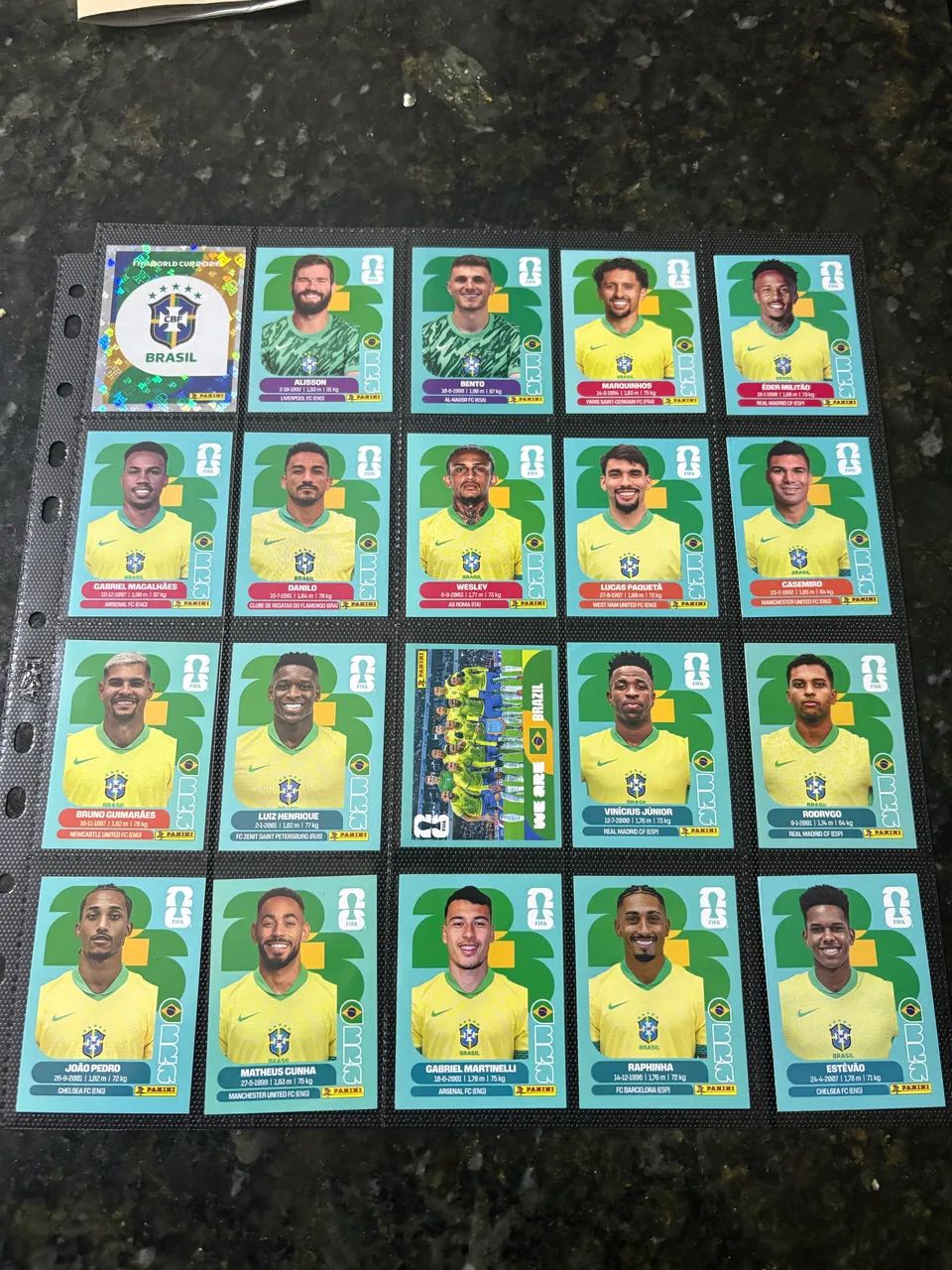 Set completo seleção brasileira 2026