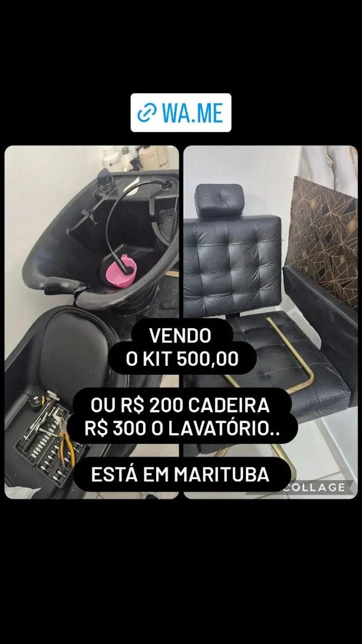 LAVATORIO E CADEIRA DE SALÃO - Foto 2