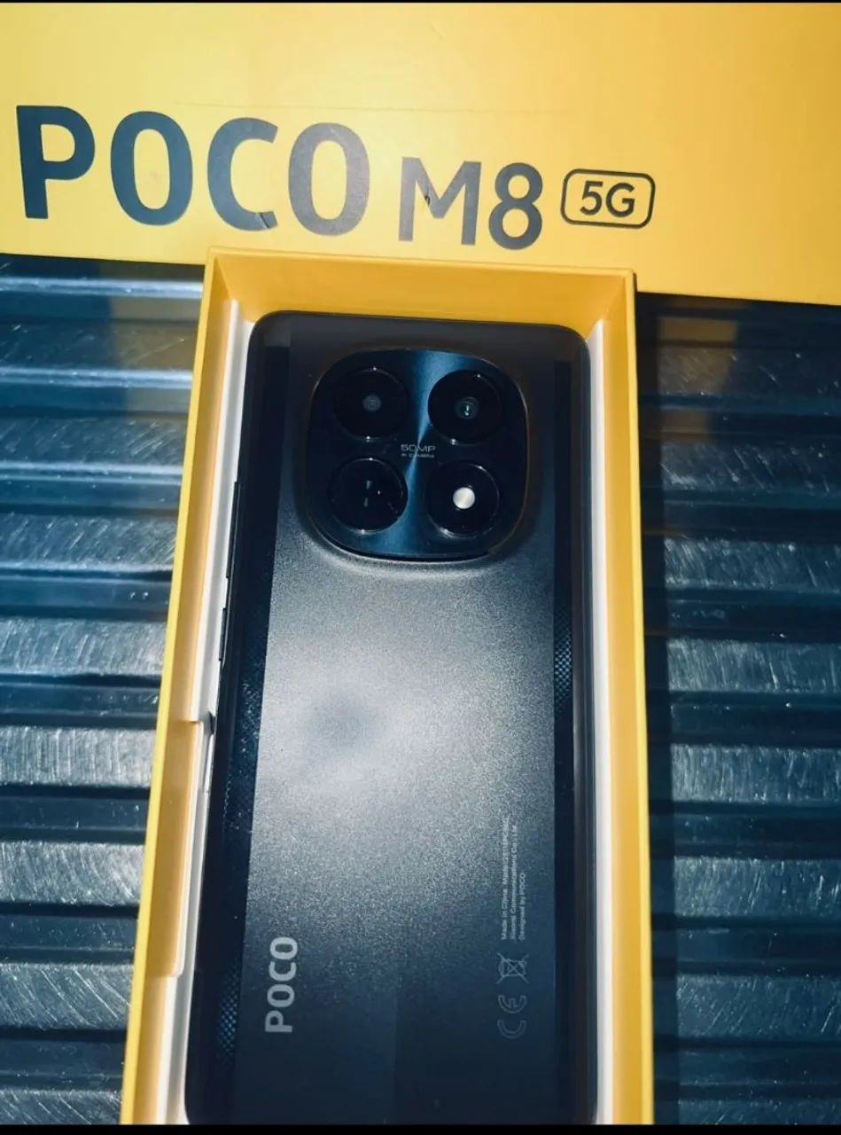 Celular poco m8 5g novo com carregador 45w e capinha básica  - Foto 3