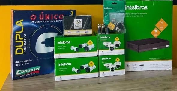  KIT COMPLETO com 4 CÂMERAS INTELBRAS - Foto 2