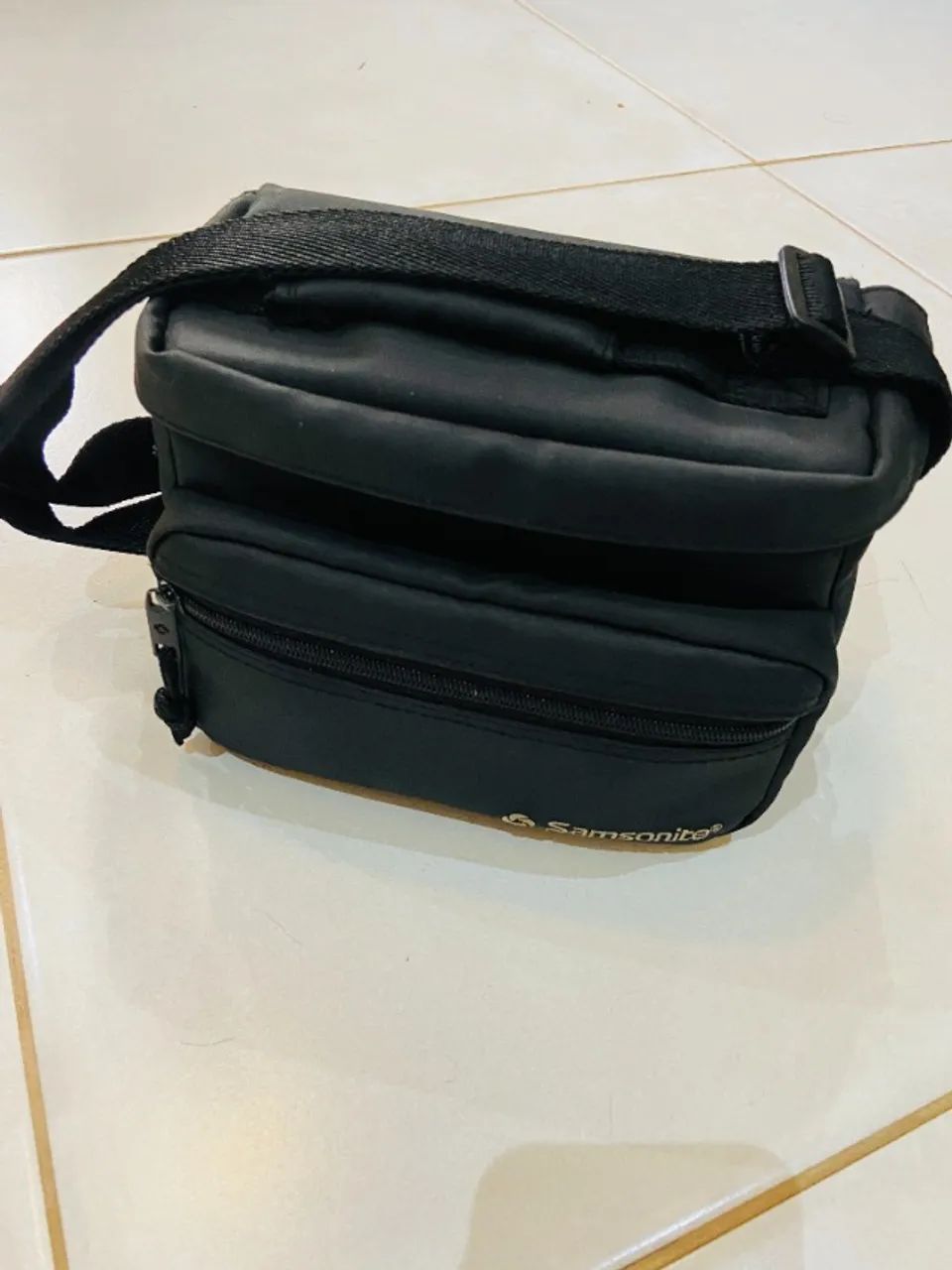 Bolsa Câmera Samsonite Vintage Preta - Impecável e Completa - Foto 4