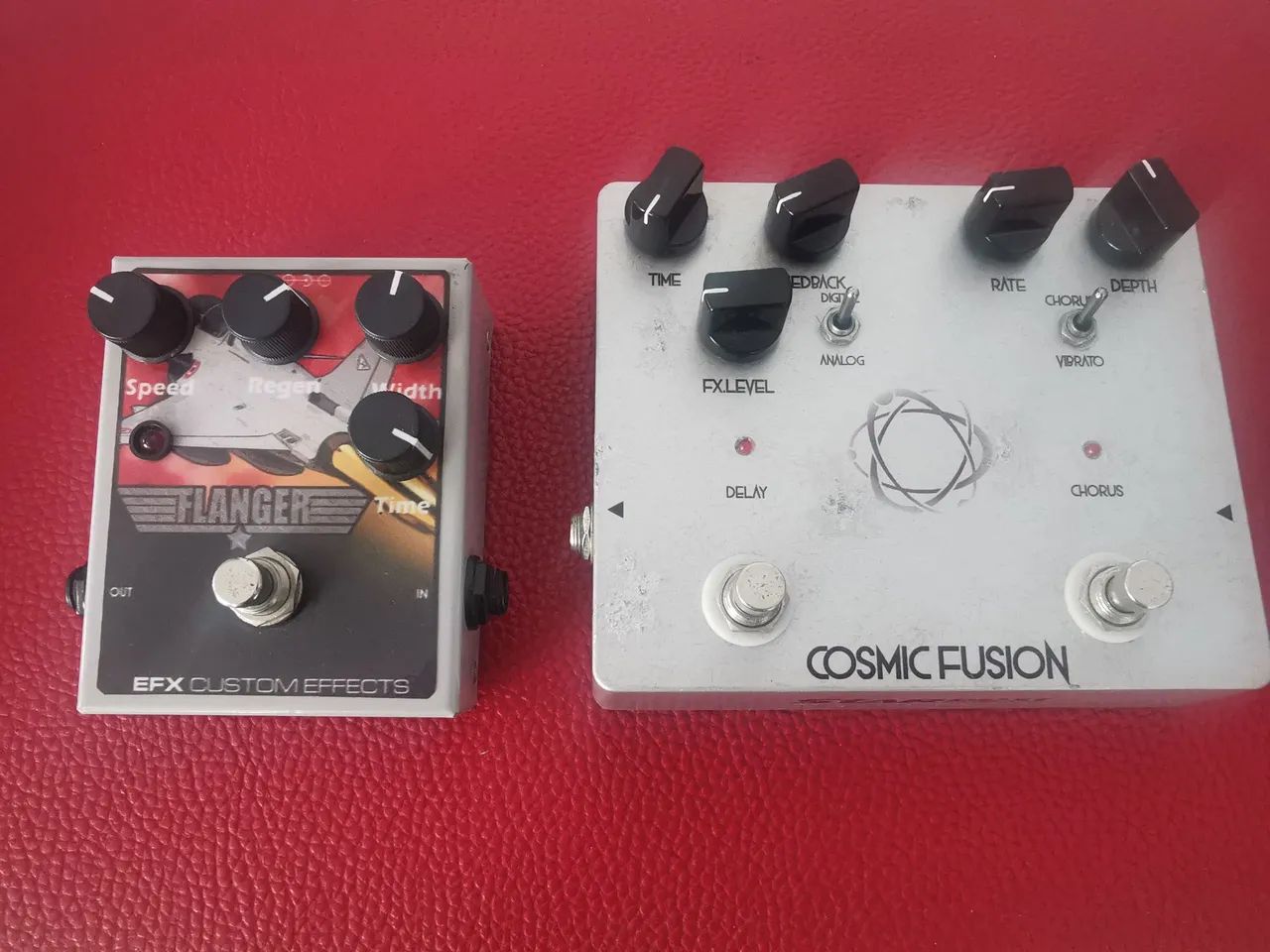 Pedal Flanger delay e chorus 