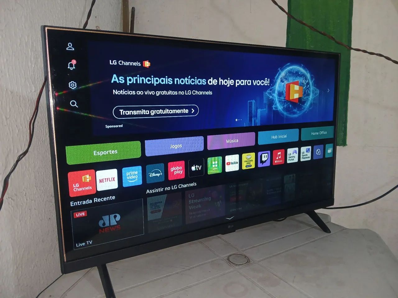 Tv Samart LG 32 + controle original 