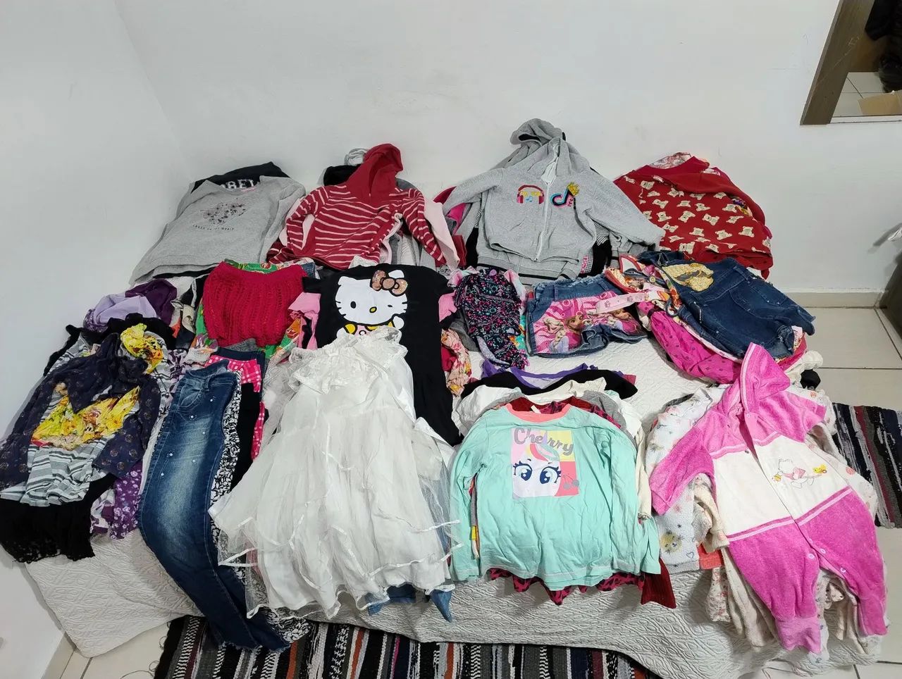Lote de roupas infantil feminino 2