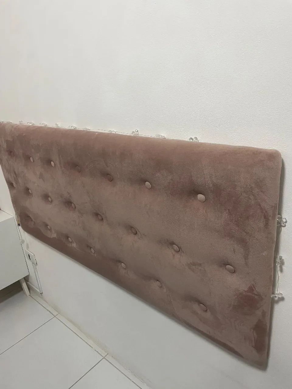 Mesinha de cabeceira e cabeceira cama casal  - Foto 3