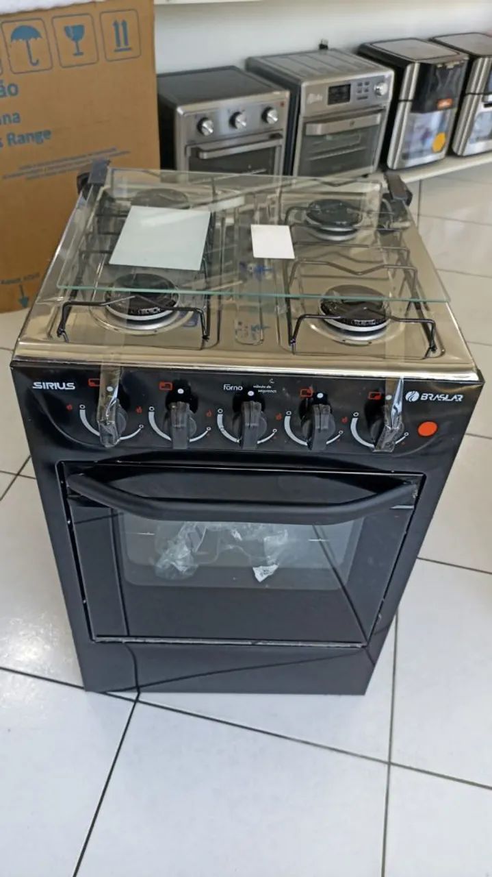 Fogão 4 bocas Braslar 