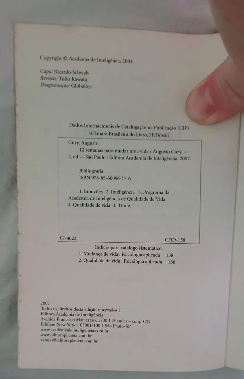 12 Semanas para Mudar uma Vida - AUGUSTO CURY - Foto 4