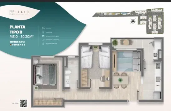 PLANTA 50m²