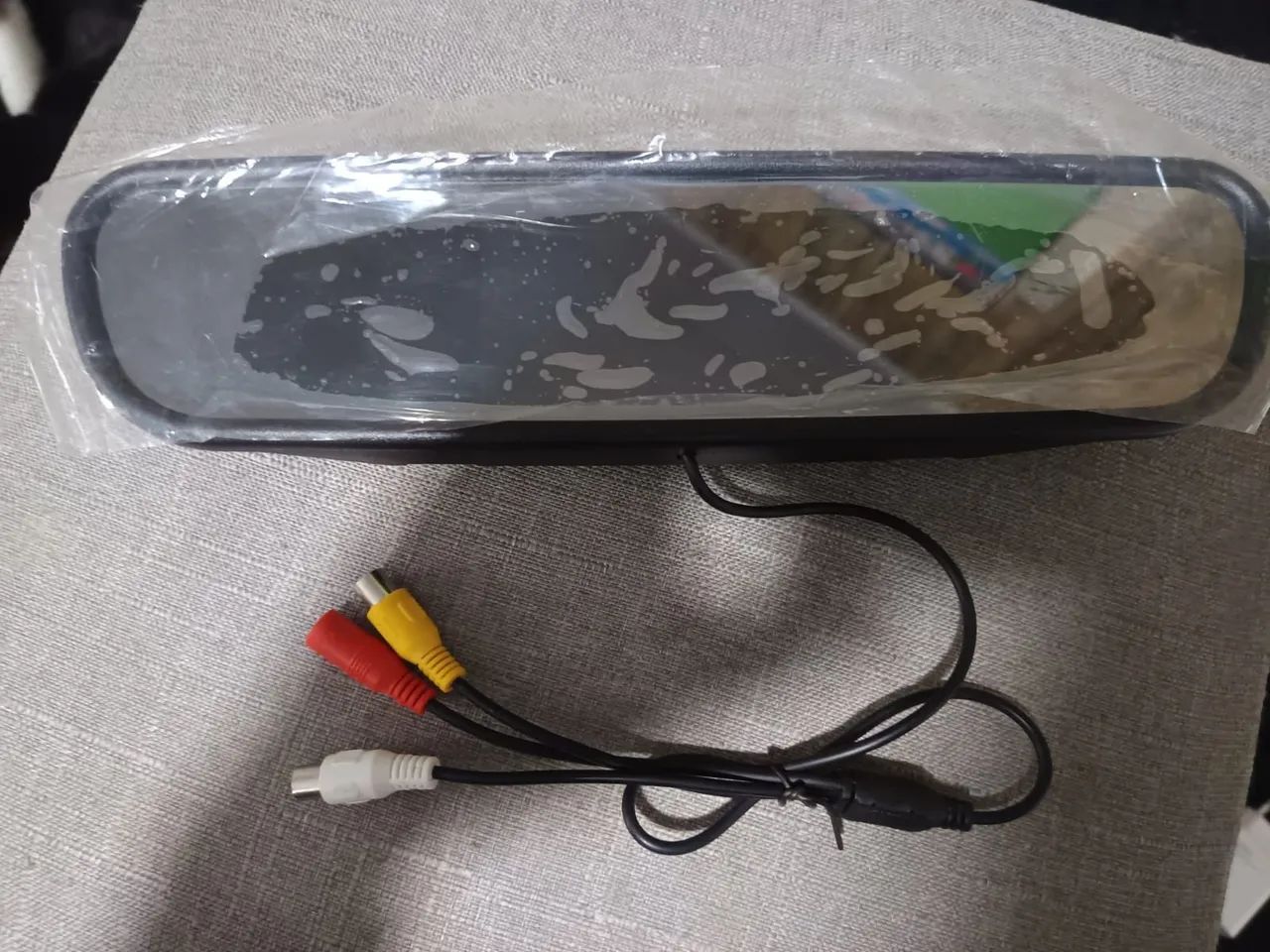 Camera de re automotiva visão noturna, + tela retrovisor LCD de 4.3 polegadas