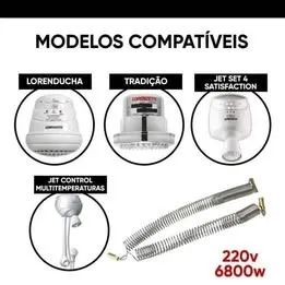 Resistência para chuveiro Lorenzetti tradição lorenducha 220 V 6.800 W - Foto 4