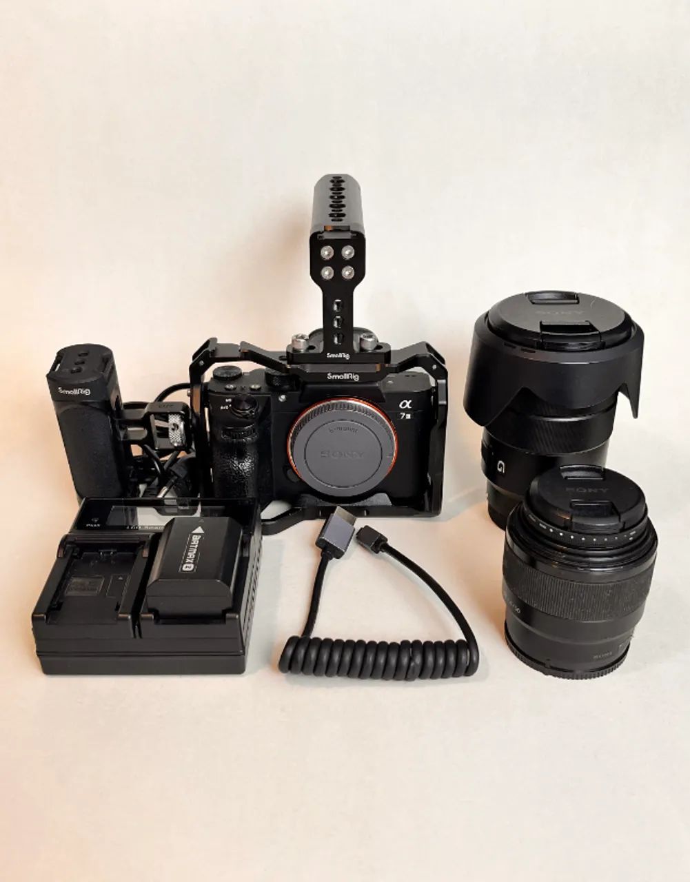 Câmera Sony A7III Alpha A7 3 Full Frame 4K + Cage SmallRig - Foto 5