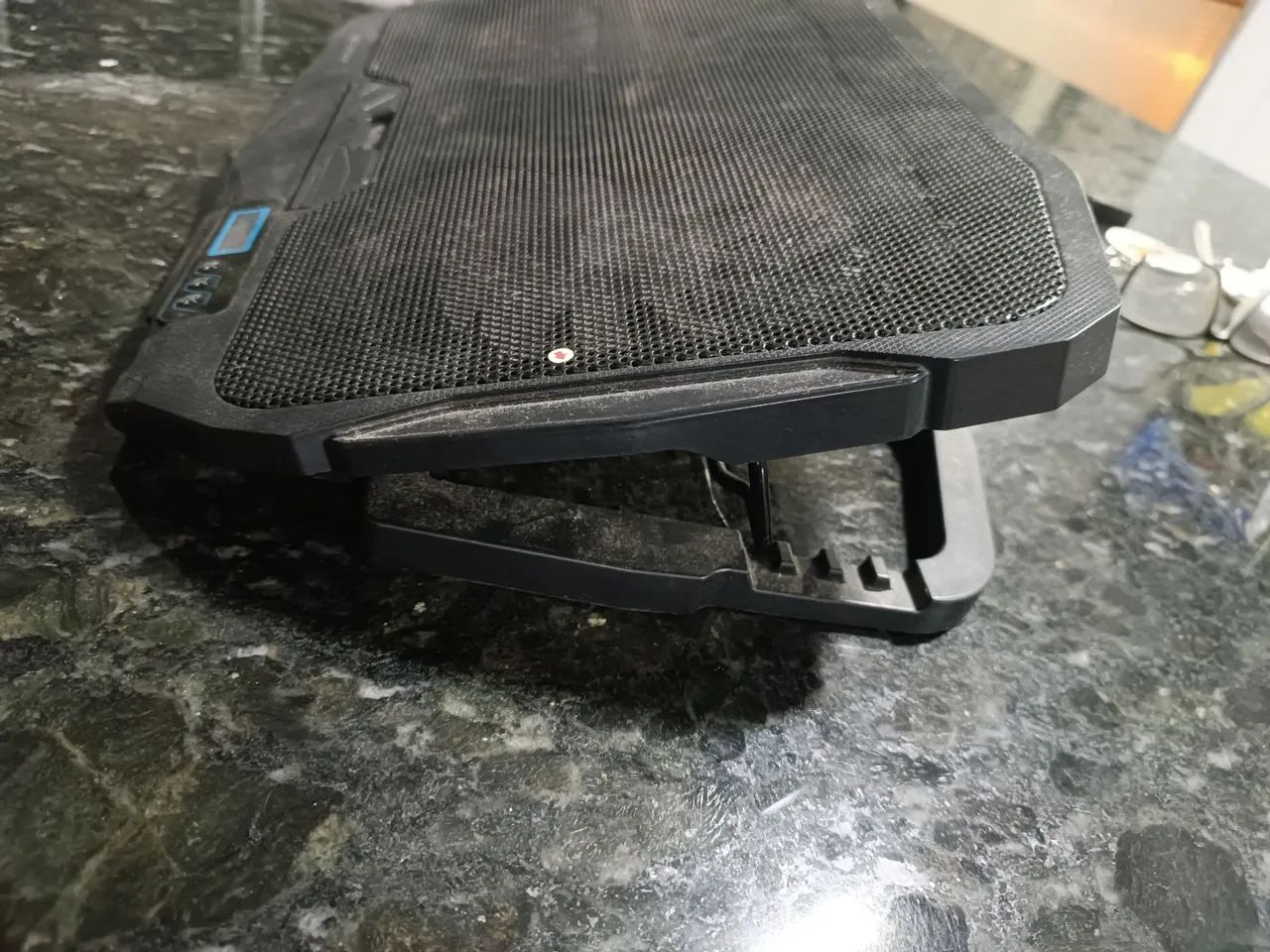 Base Cooler Para Notebook C3Tech Com Ajuste de Altura e Display Digital - Foto 2