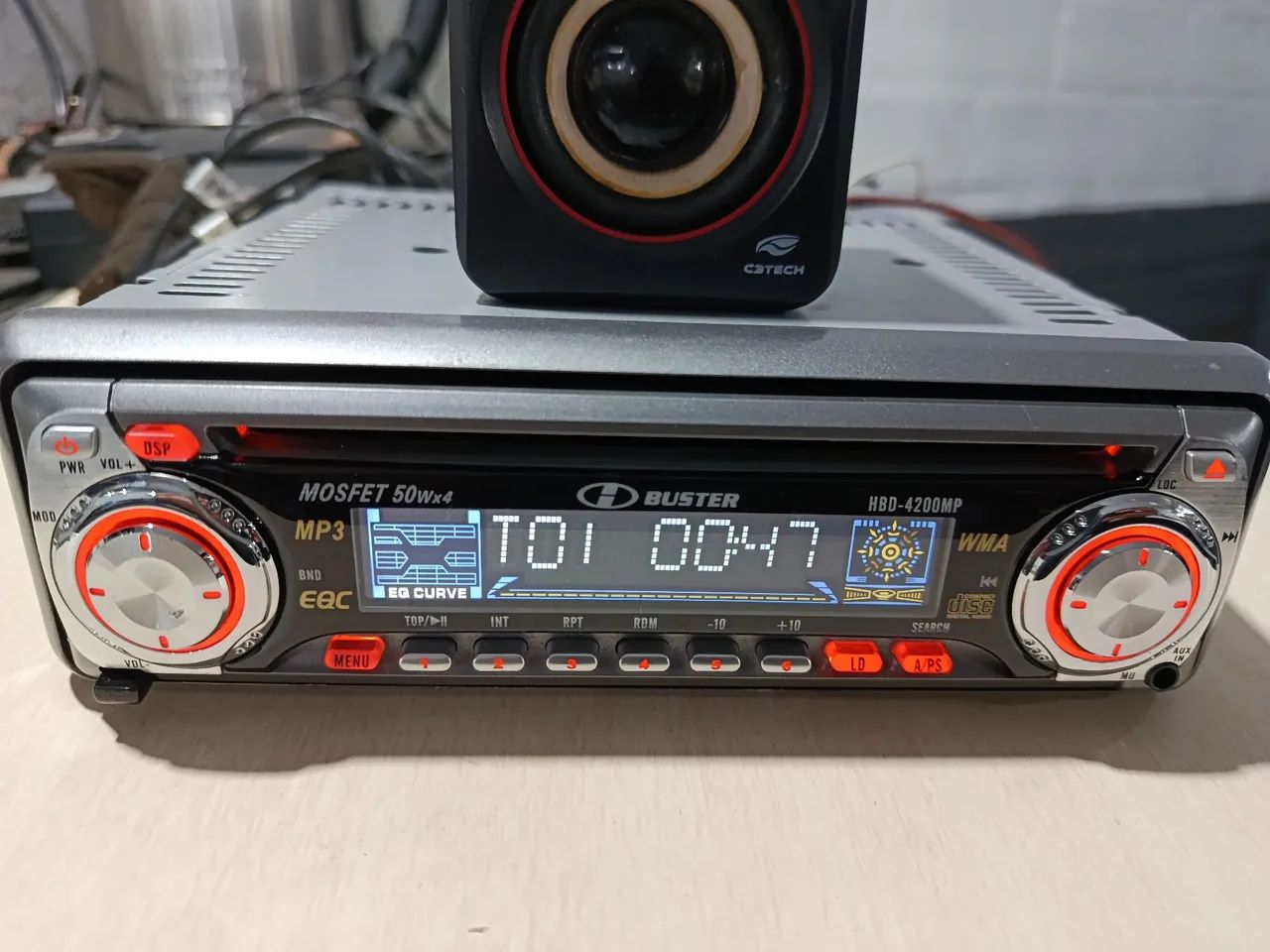 CD player H-Buster clássico HBD-4200mp com bluetooth  - Foto 5