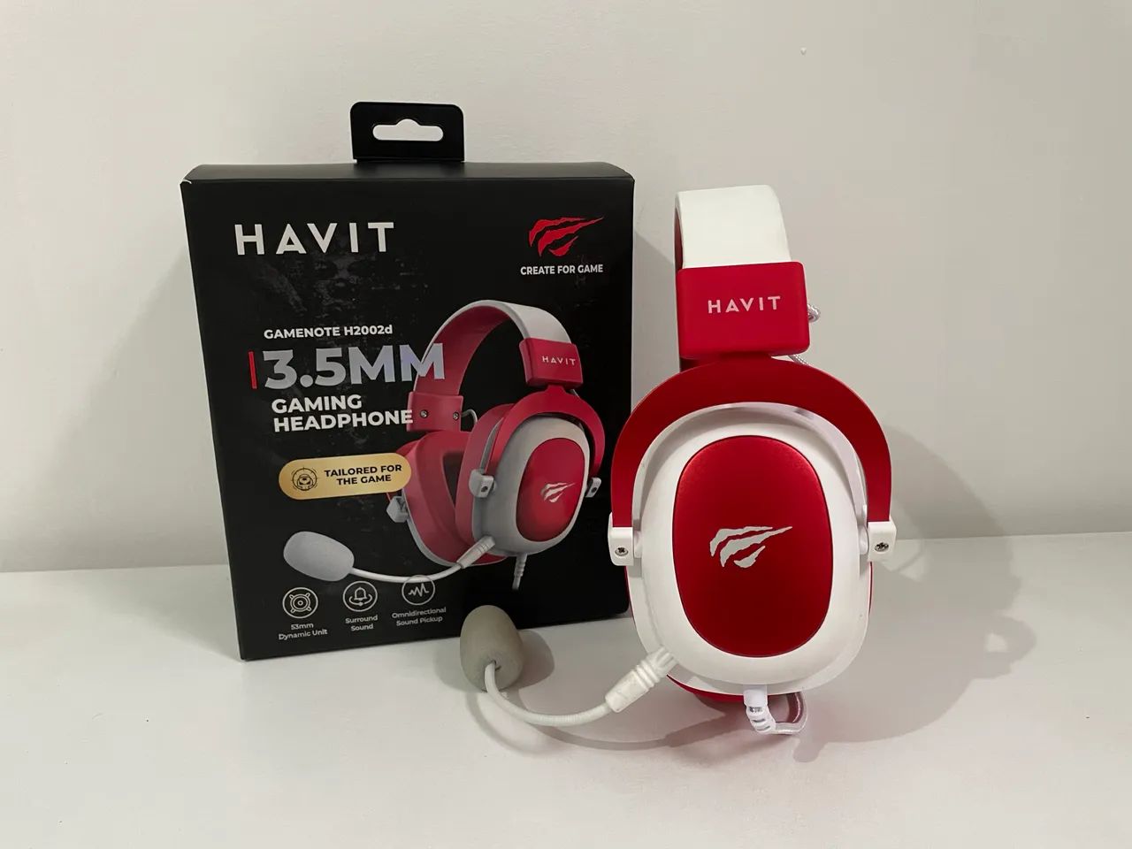Fone Headset Gamer HAVIT Microfone Removível - Foto 3