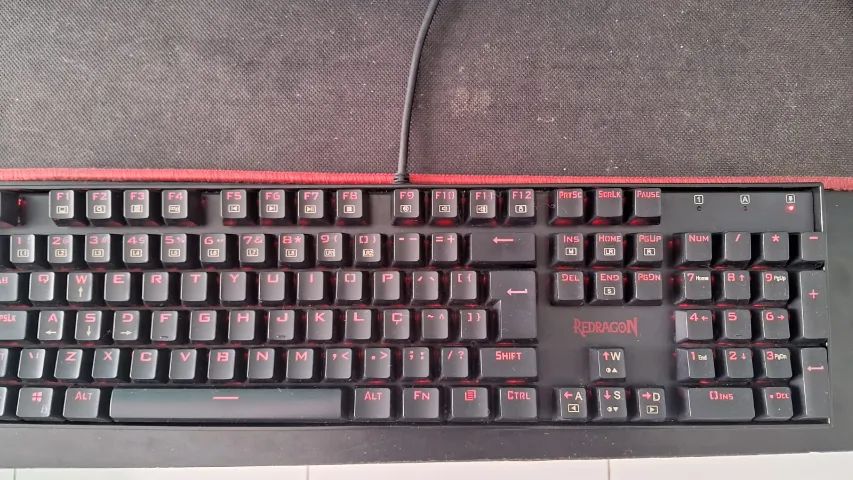 Teclado Redragon Mitra K551RGB-1 PRETO Switch Brown - Foto 3