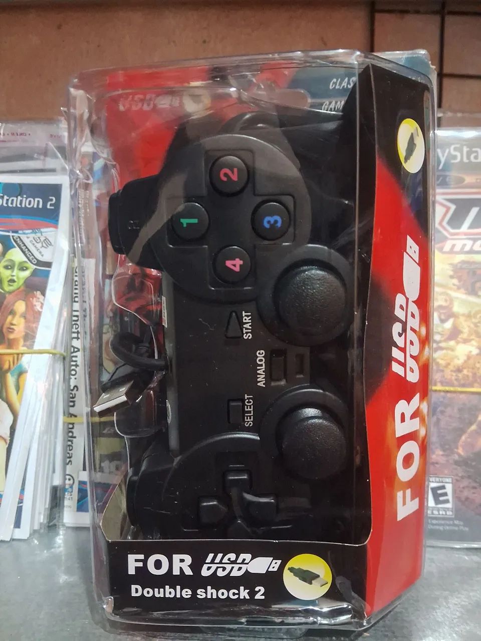 Controle Usb para PC Notebook Preto - Foto 5