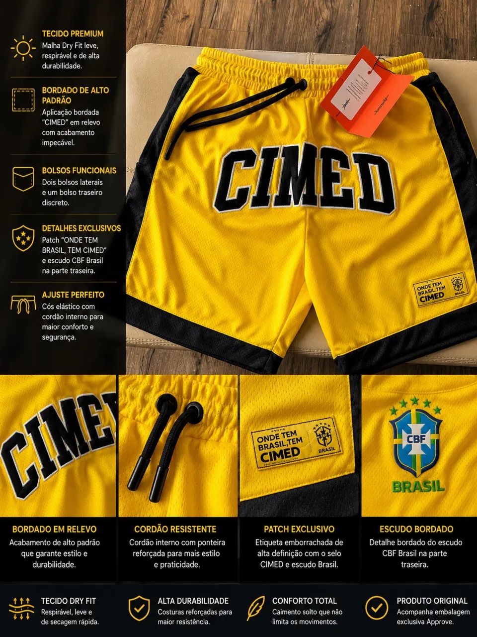 Kit Completo Approve x Cimed x Brasil - Edição Limitada - Foto 4