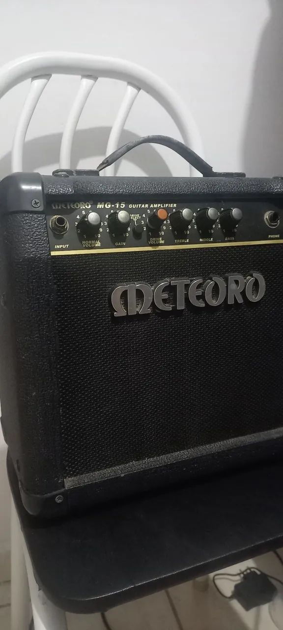 AMPLIFICADOR METEORO MG-15 + Capa - Foto 2
