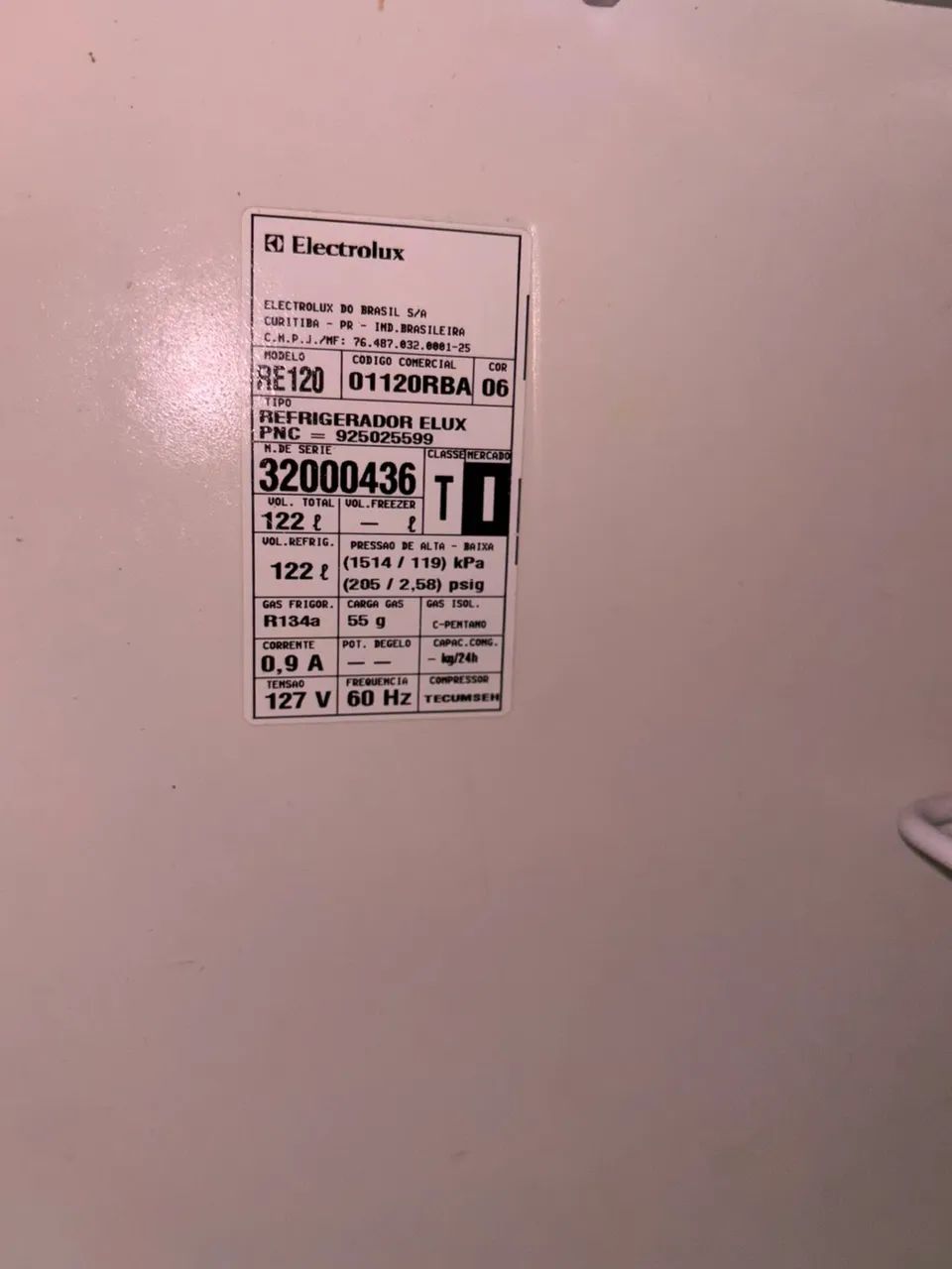 Frigobar Grande (ELETROLUX) 122L  - Foto 5