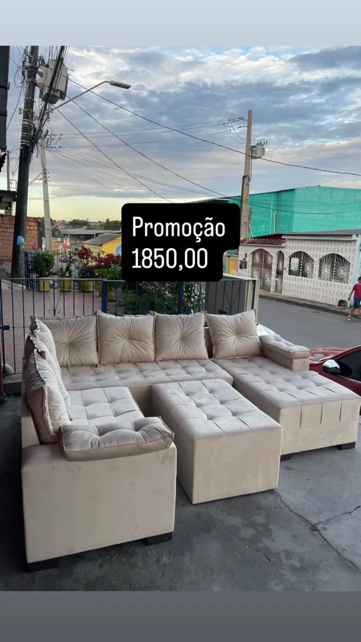 PROMOÇÃO SOFÁ DIREITO DA FÁBRICA - 1850 