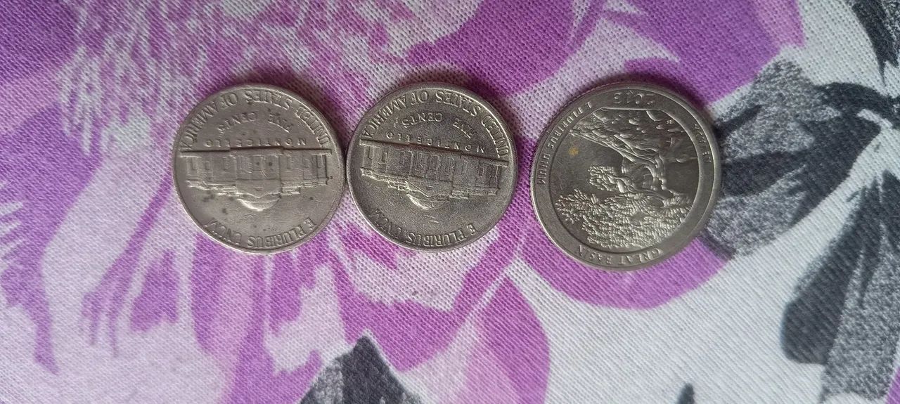 Moedas americanas 